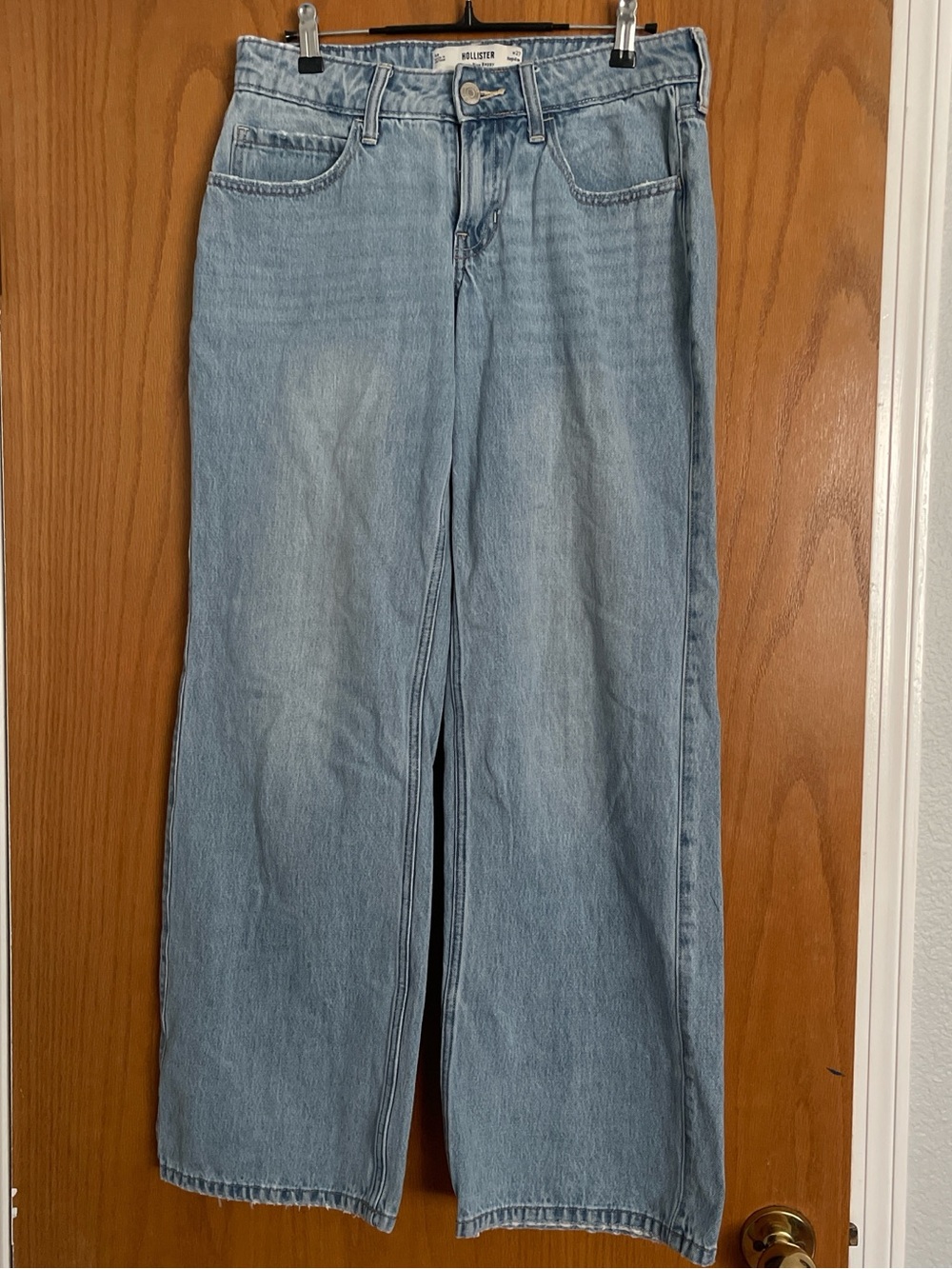 Hollister Light Blue Wide-Leg Women's Jeans
